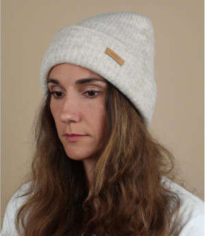 witte revers Witzia Beanie cream